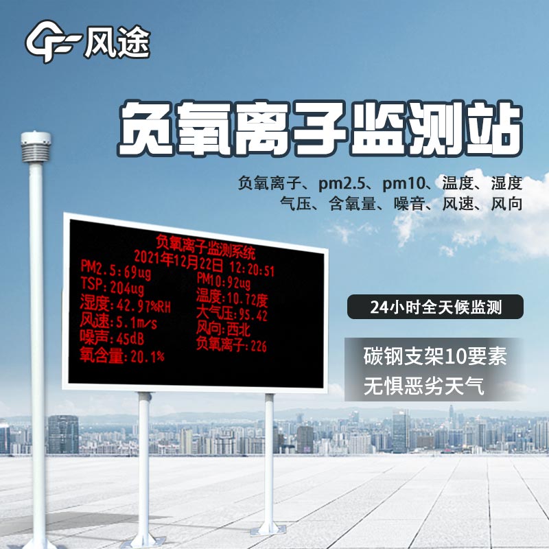 用數(shù)據(jù)量化生態(tài)效益，公園負（氧）離子監(jiān)測系統(tǒng)